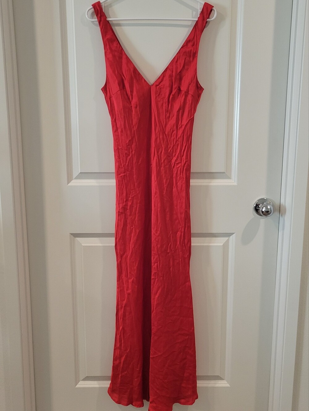LNA Clothing Maxi Satin Dress Size Medium